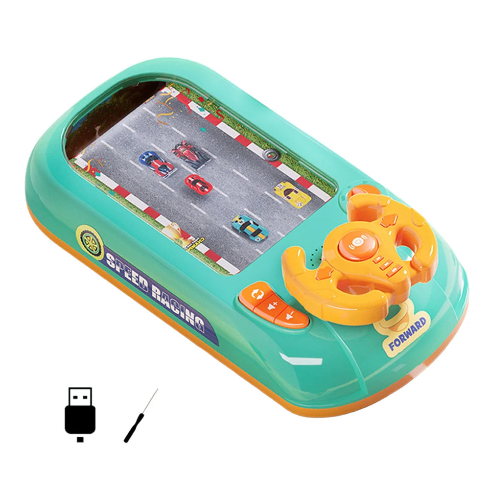 APWIKOGER Battery Operated Driving Simulator Toy Wheel