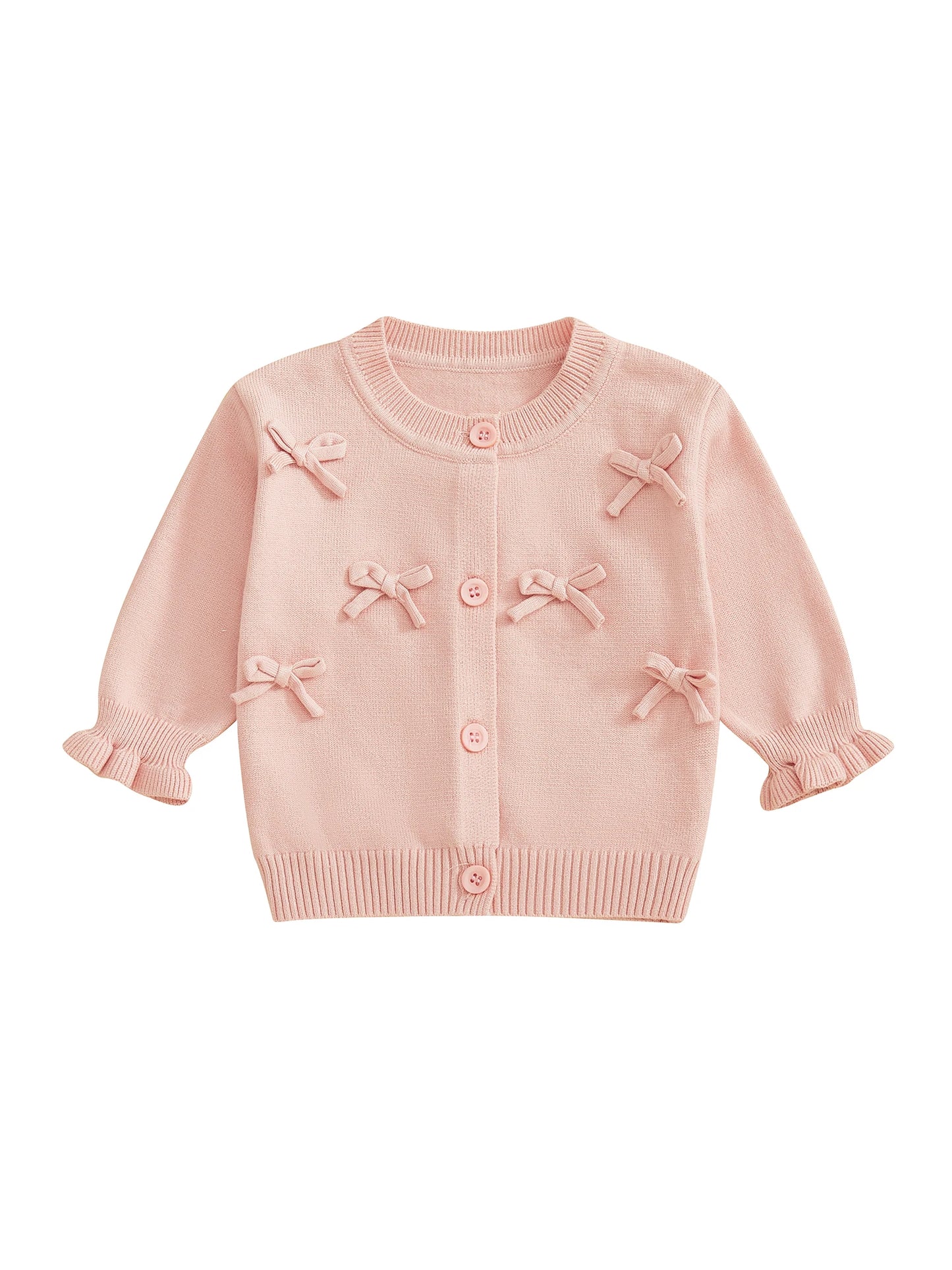 Infant Hooded Cable Knit Cardigan Sweater For Baby Boy