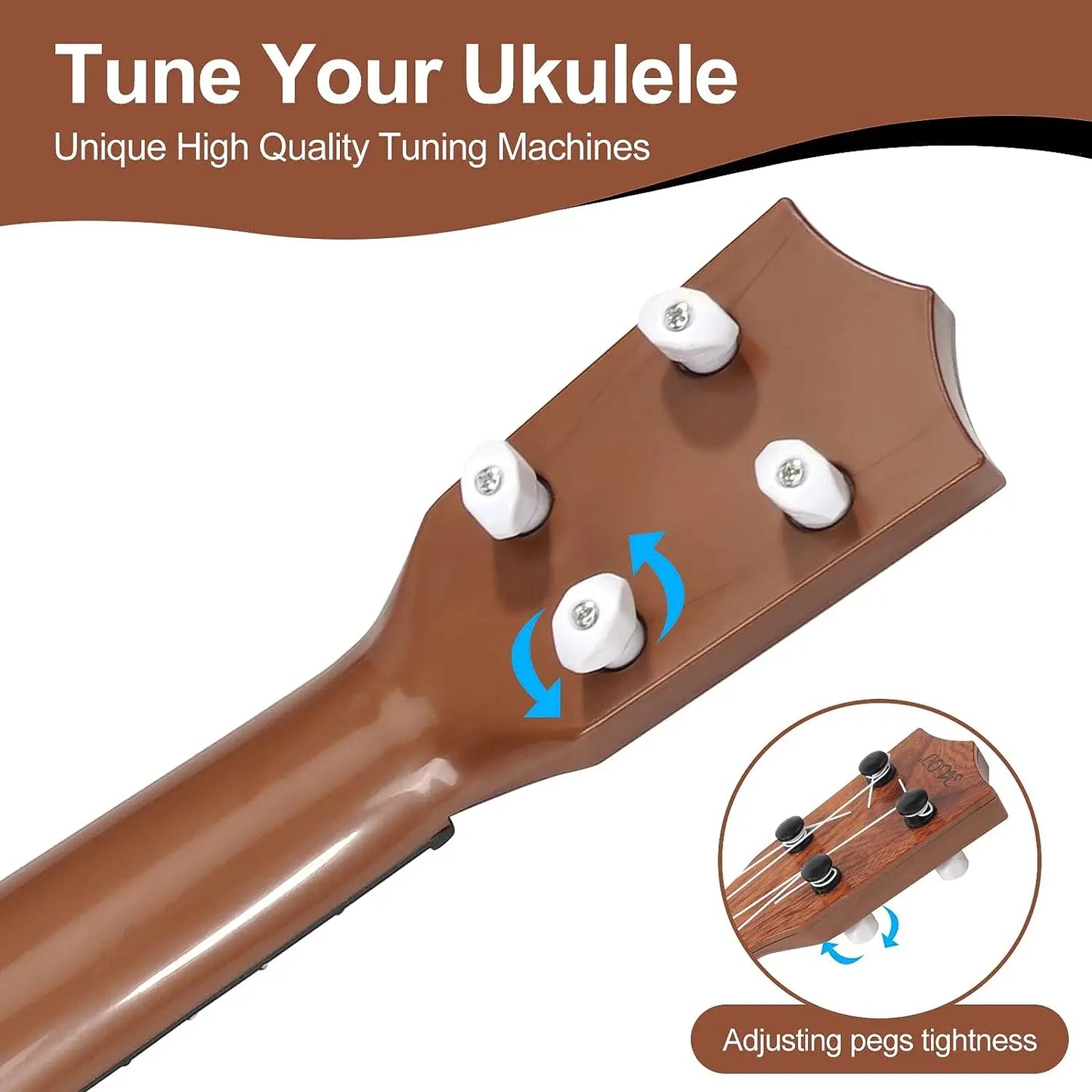 Kids Ukulele Guitar 4 String Educational Toy For Toddlers