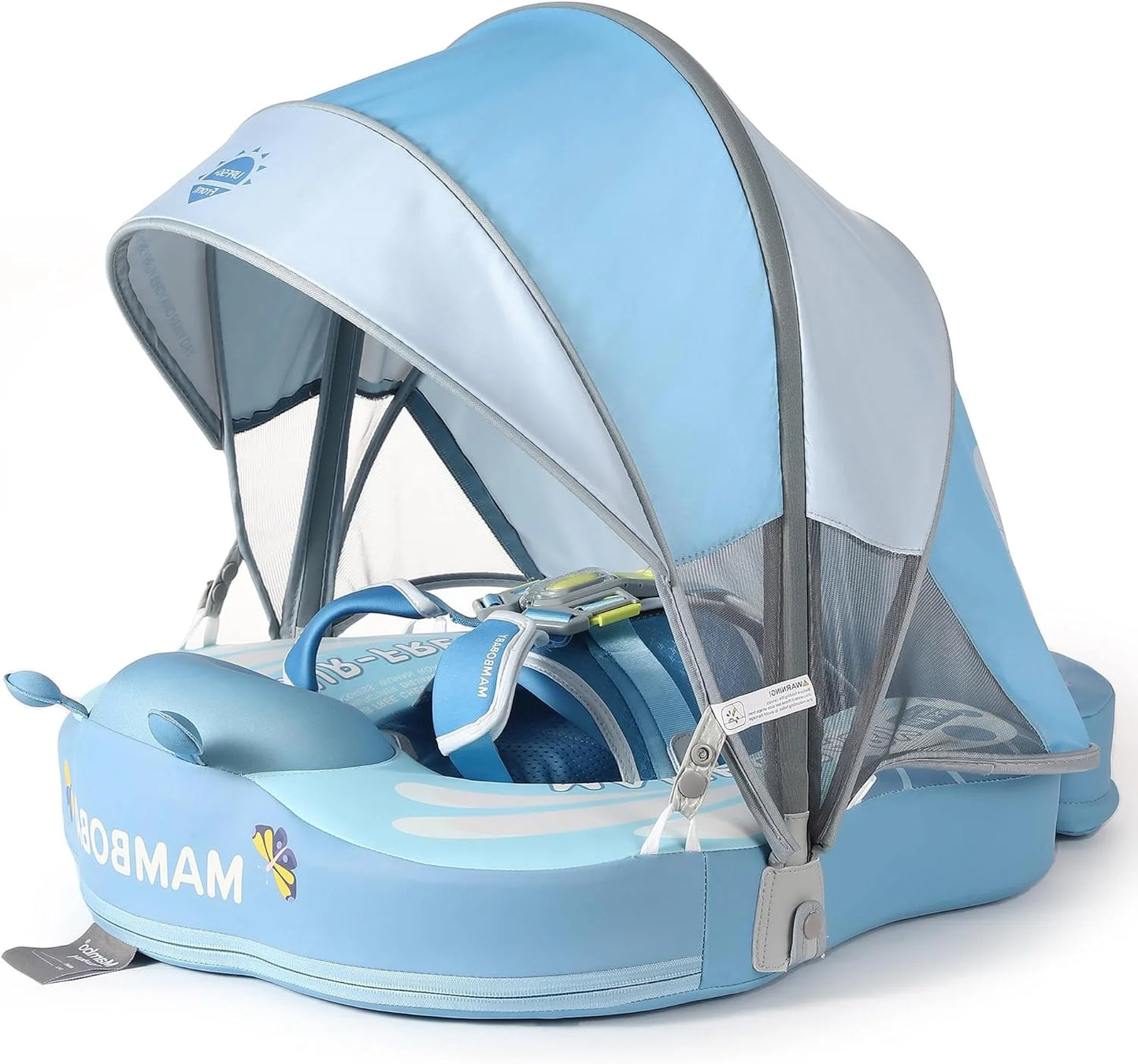HECCEI Infant Swim Float With Canopy For 3-24 Months