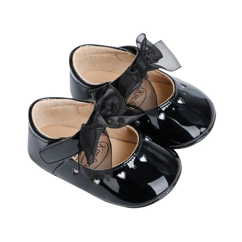 Guangdong Adorable Baby Mary Jane Flats With Heart Cutout
