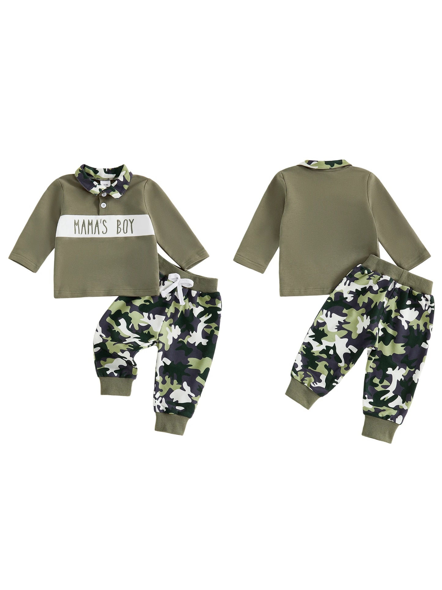 Guangdong Boys Winter TwoPiece Knit Set Kids With Lapel Logo