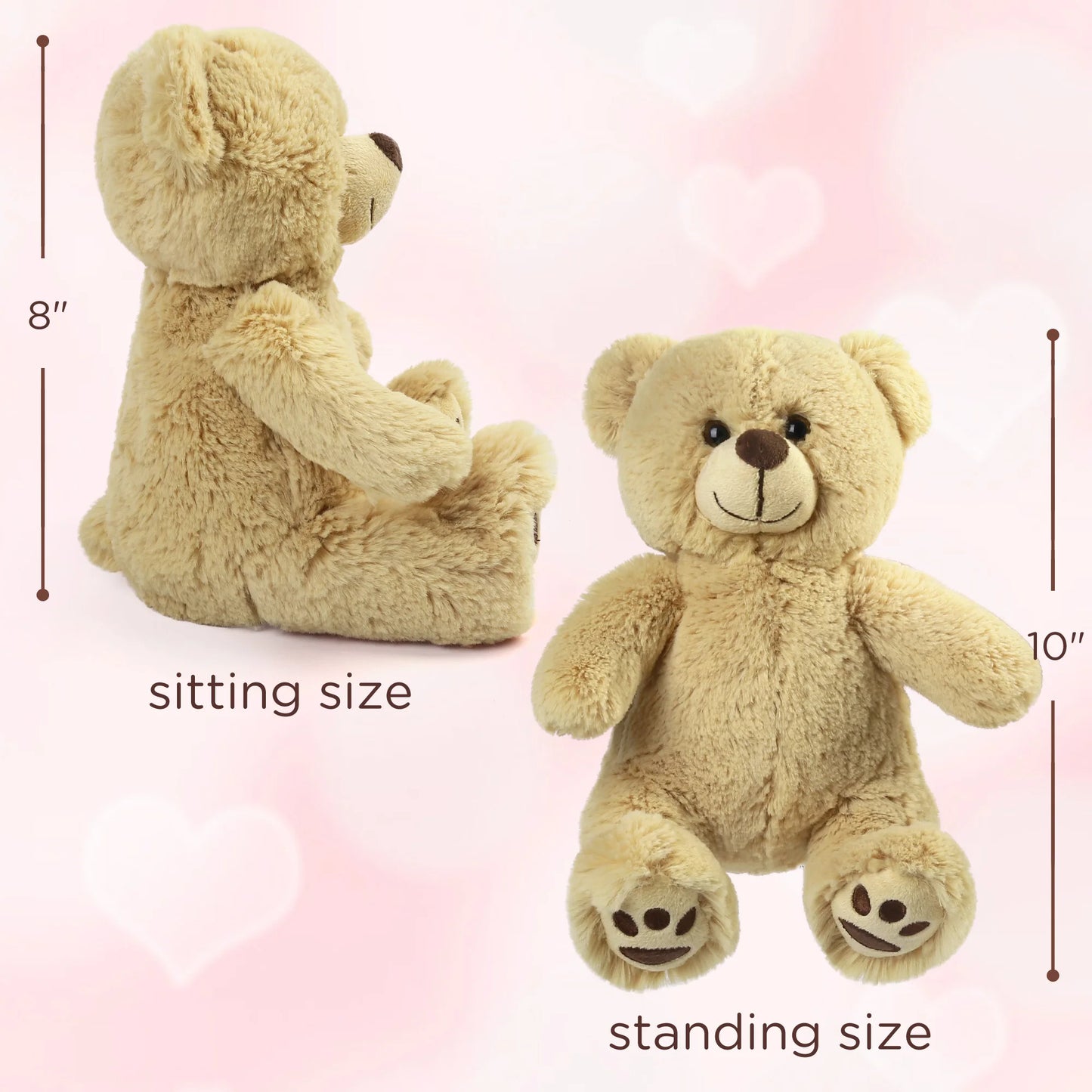 NONECN Teddy Bear Plush Toy Stuffed Animal For Kids Baby Gifts