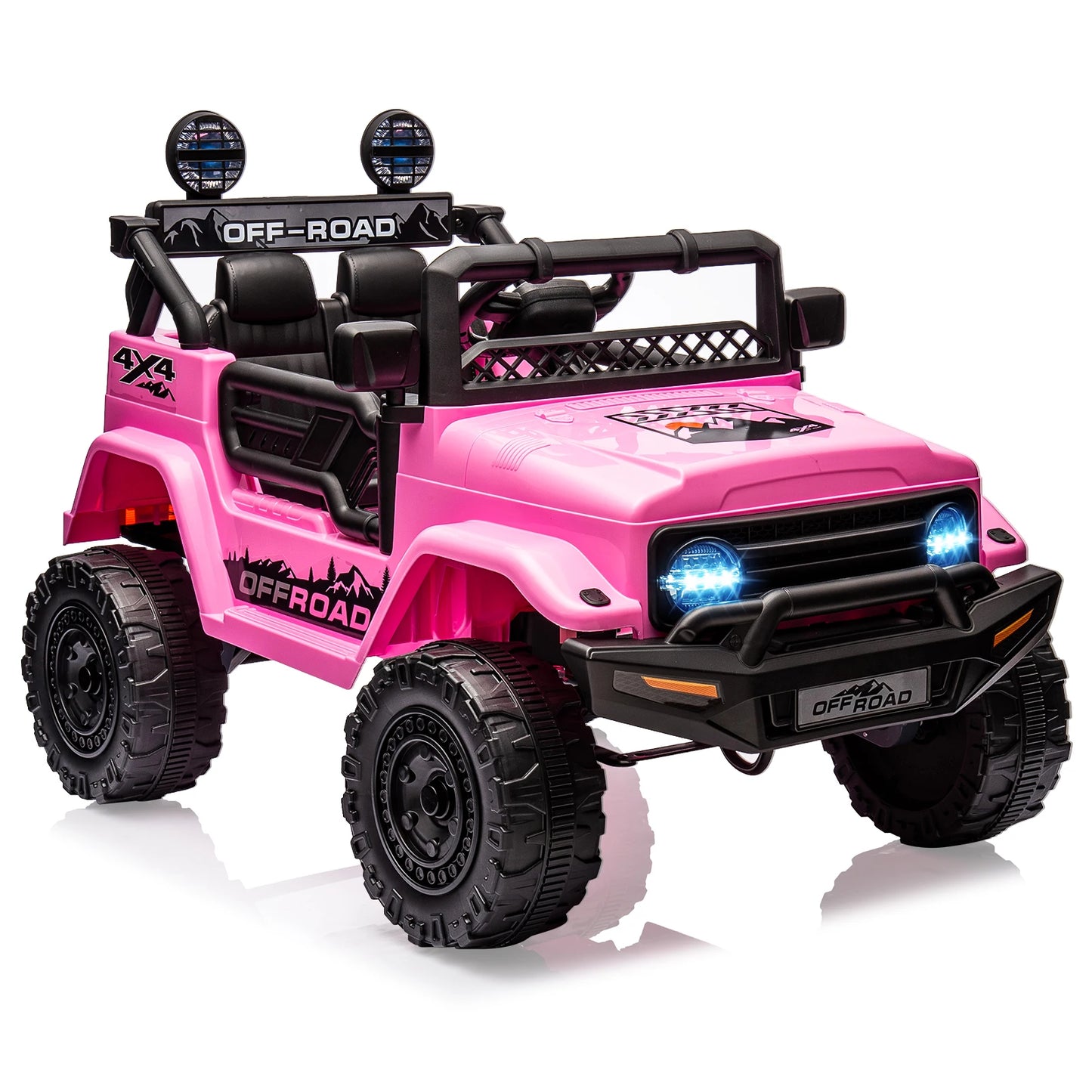 Electronic 12V Ride On Truck With Remote Bluetooth Lights