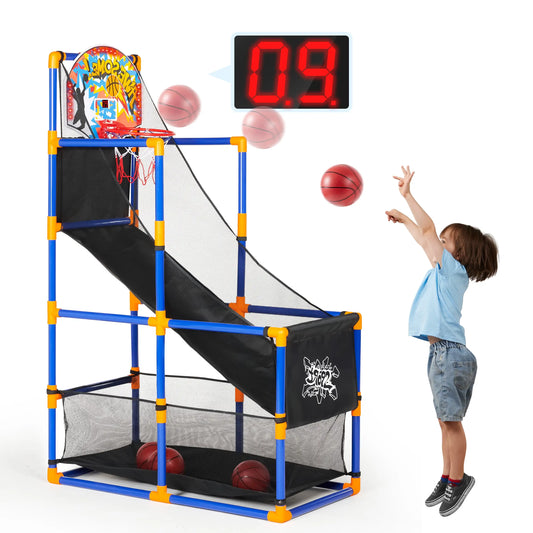 Joyfy LED Scoring Arcade Basketball Game With 4 Balls