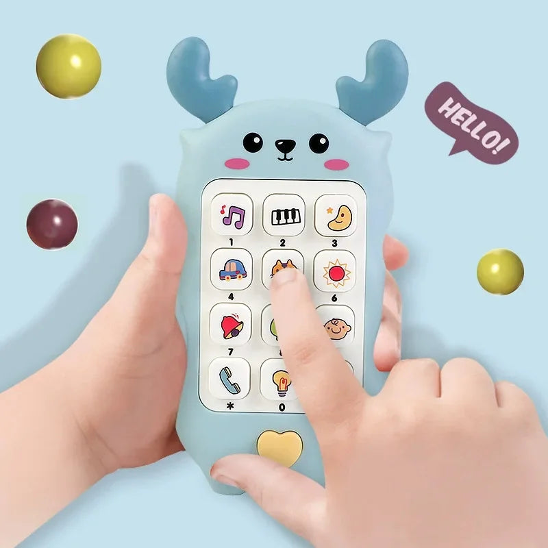 SMHXIANGQIANJINCN Baby Phone Toy Teether Bilingual Learning
