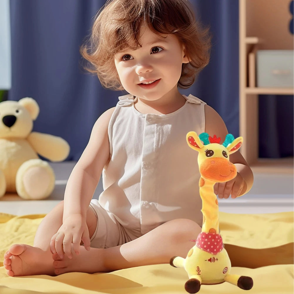 Giraffe Plush LED Illuminated Dancing Light 6 To 12 Months