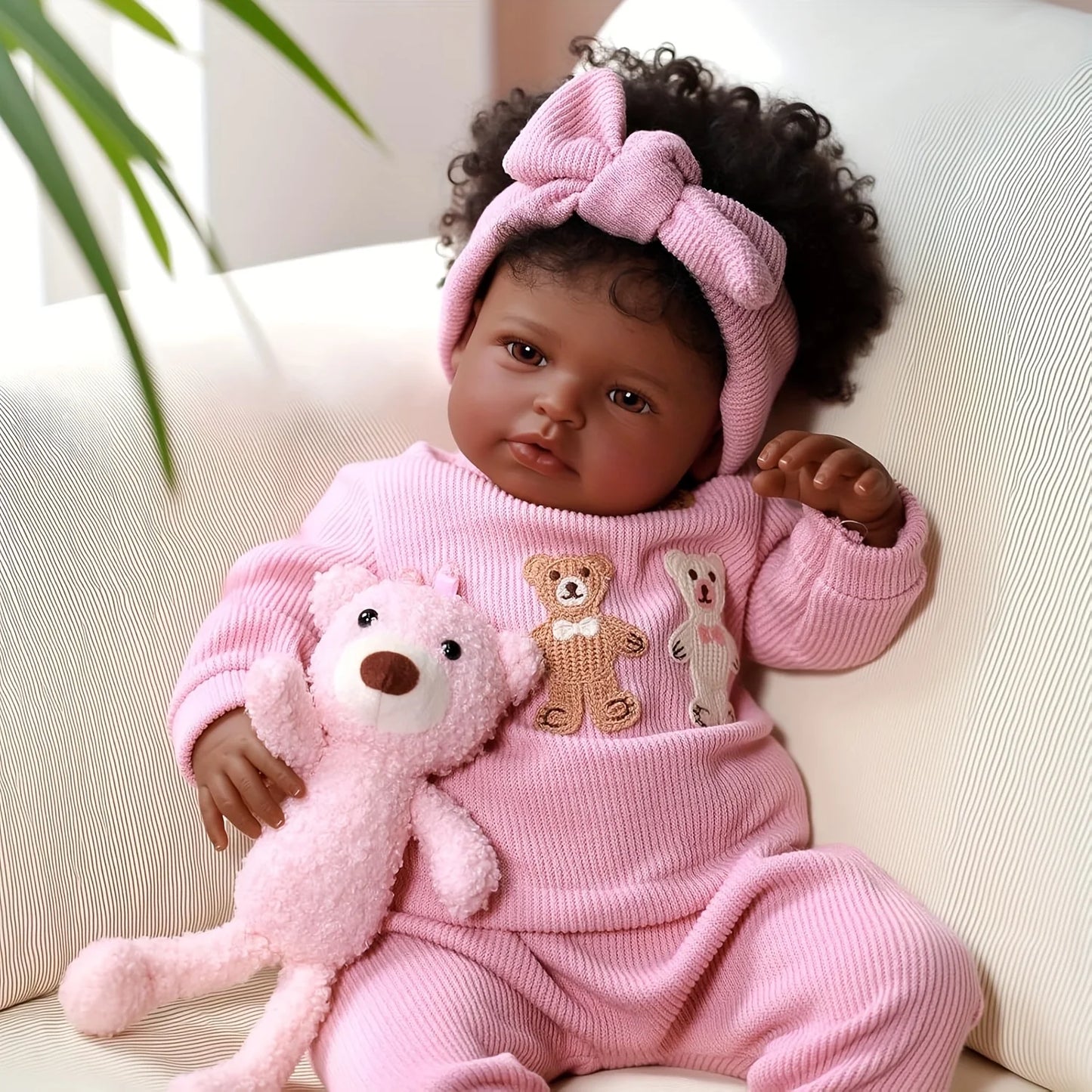 BabesideCN Realistic Reborn Baby Doll Girl With Play Set
