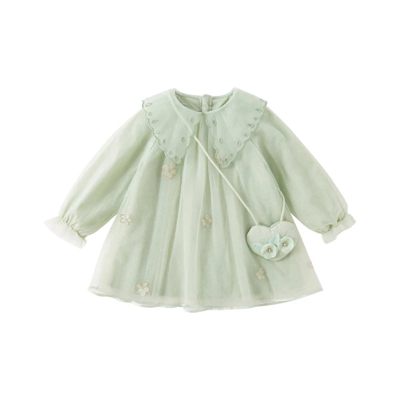 DAVE＆BELLA Girls Long Sleeve Birthday Party Dress