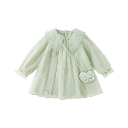 DAVE＆BELLA Girls Long Sleeve Birthday Party Dress