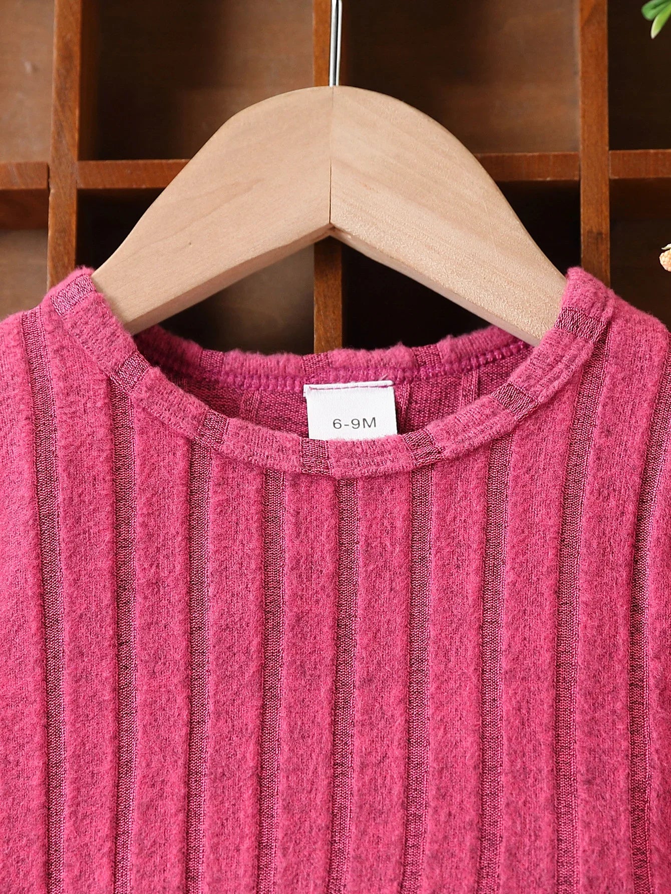 JOPGEEYCN Baby Girl 2 Piece Knit Striped Long Sleeve Set