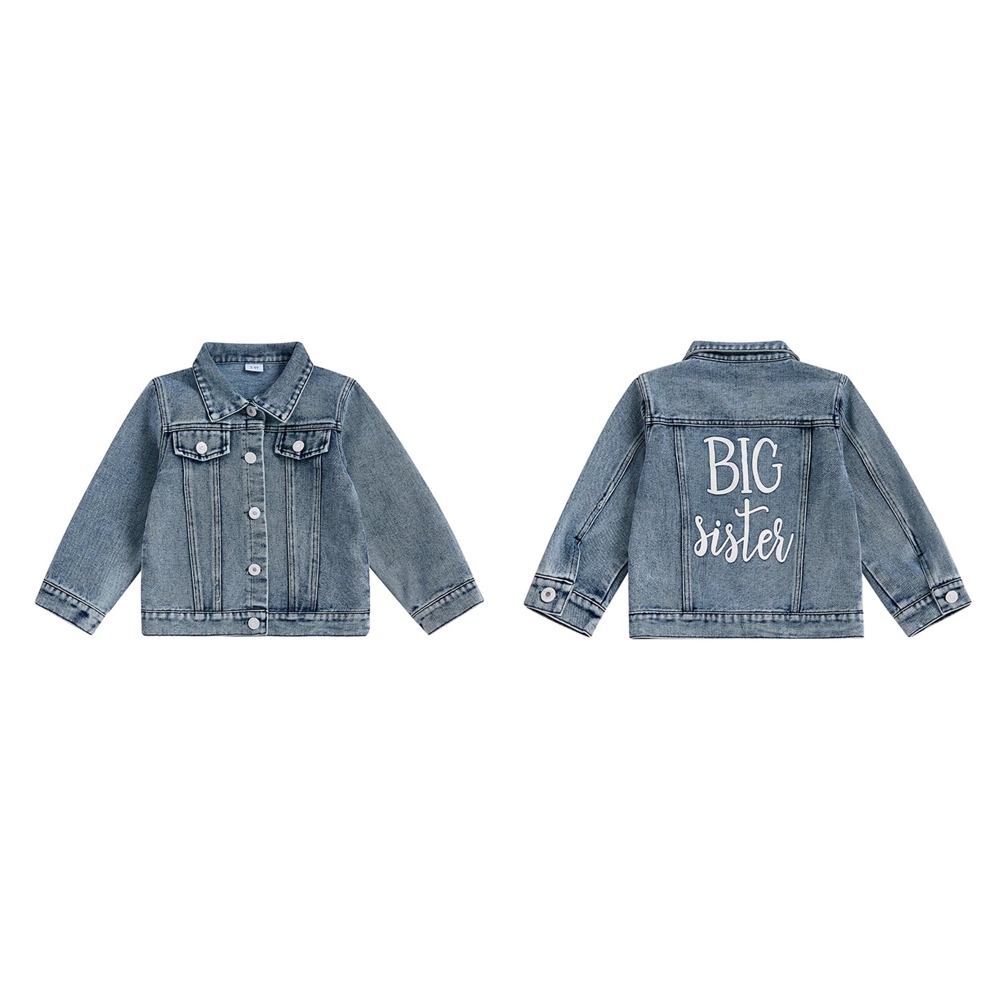 Guangdong Denim Jacket for Toddlers Front Pocket Closure
