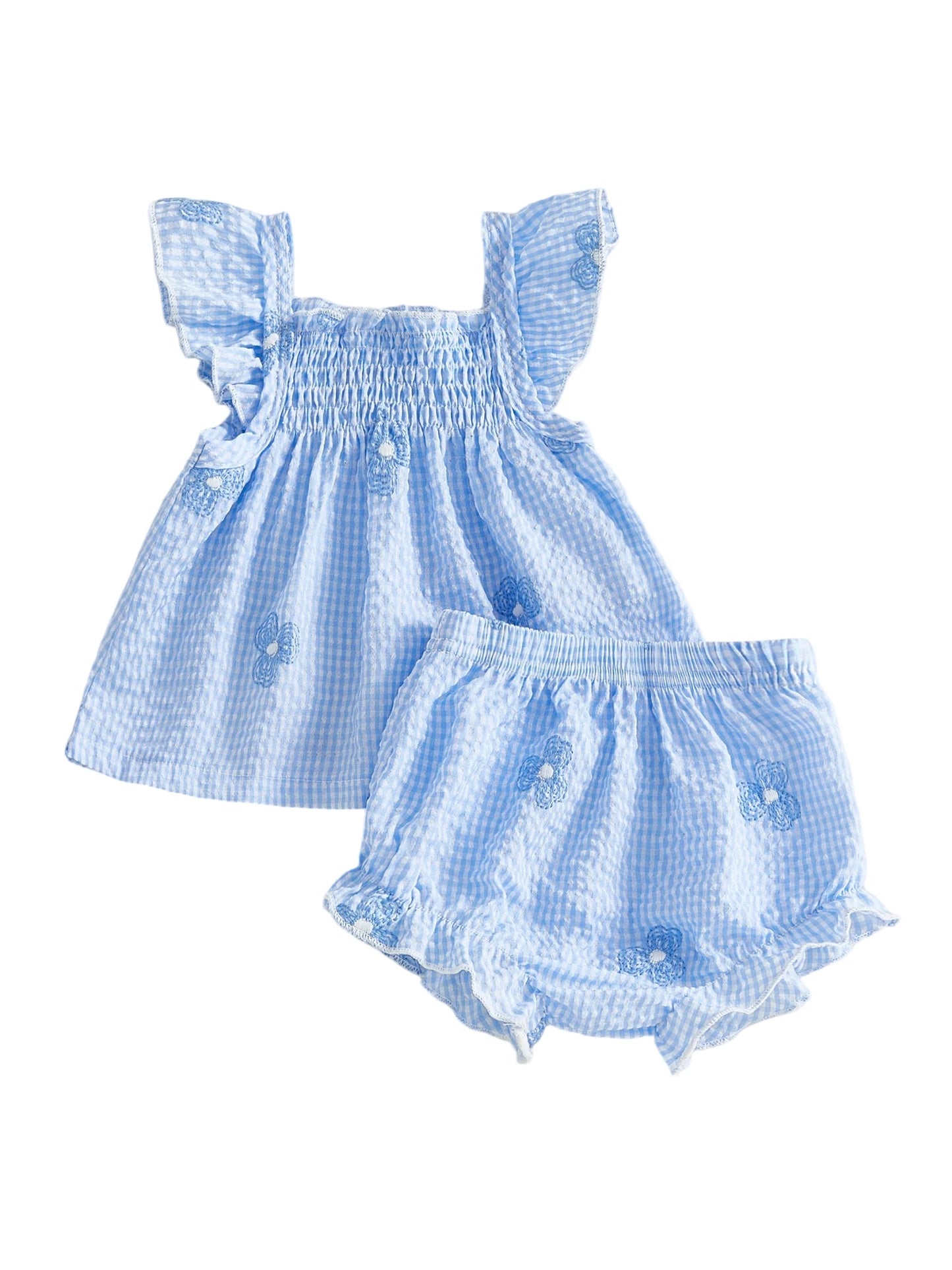 Floral Print Off Shoulder Ruffle Crop Top And Shorts Set