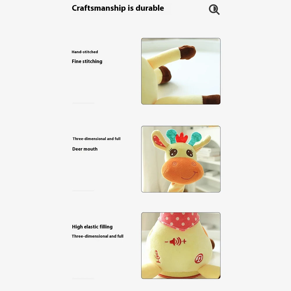 Giraffe Plush LED Illuminated Dancing Light 6 To 12 Months