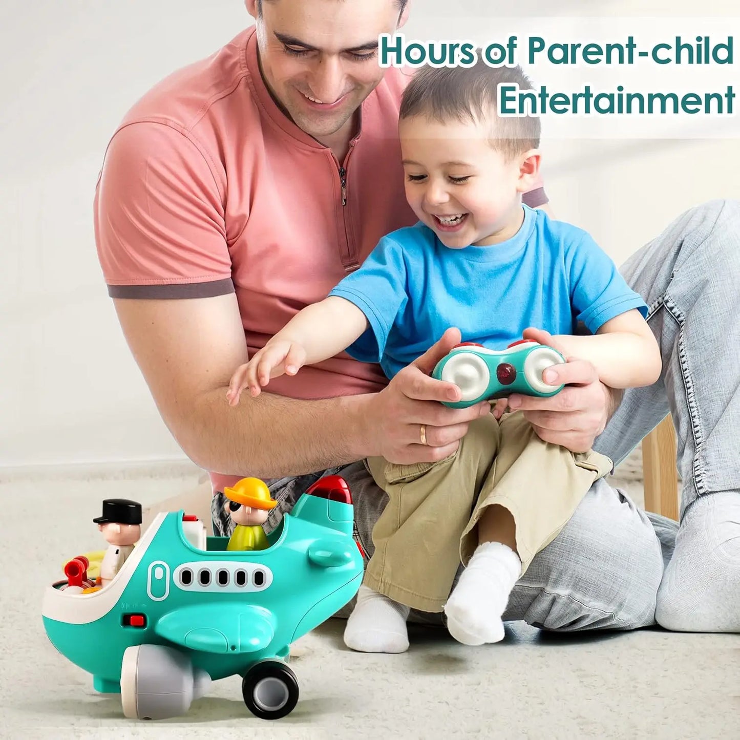 Baby Airplane Toy, Remote-controlled AirplaneToy, Suitable For 2-3 Year Old Children, Baby Music Remote-controlled Helicopter,