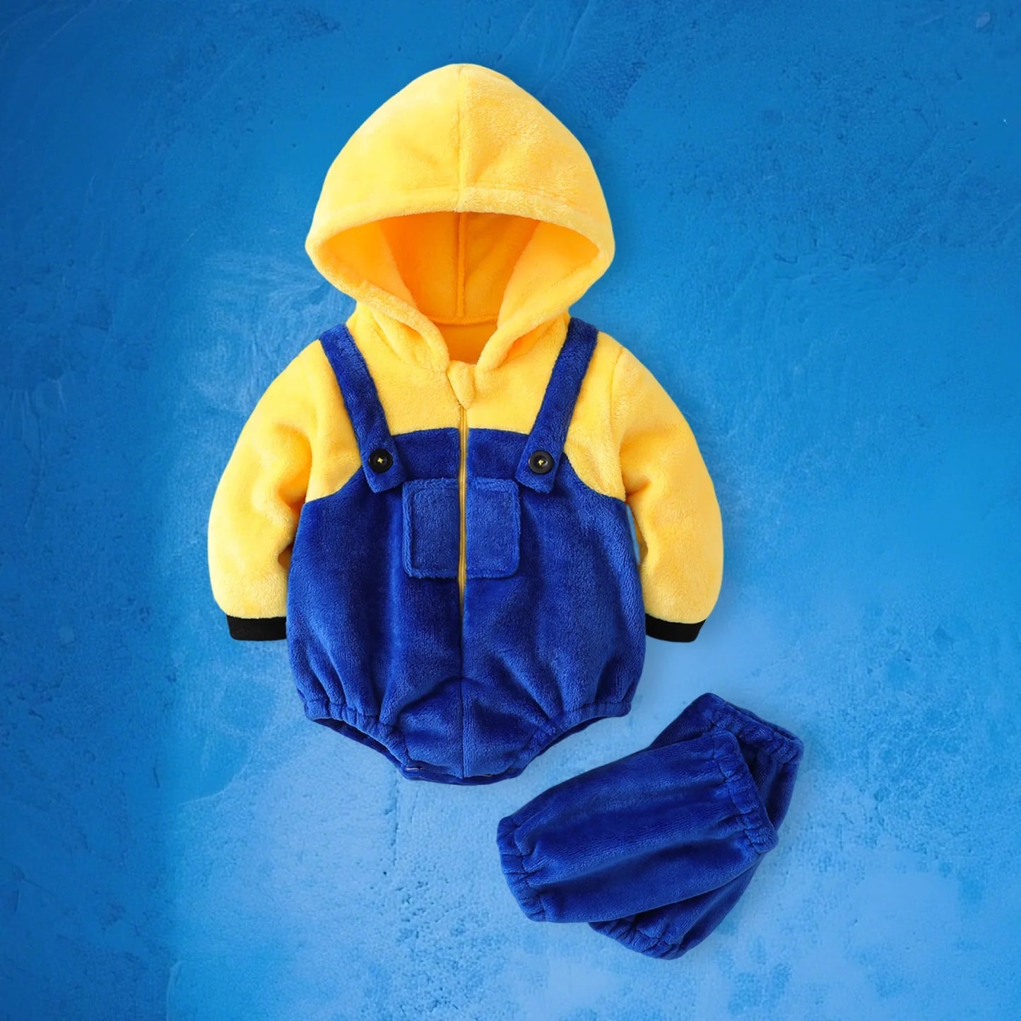 Meihuida Infant Animal Hooded Romper With Leg Warmers