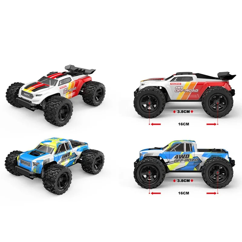 JIUSICE MJX 18208 1/18 Monster Truck 4WD Remote Control Car