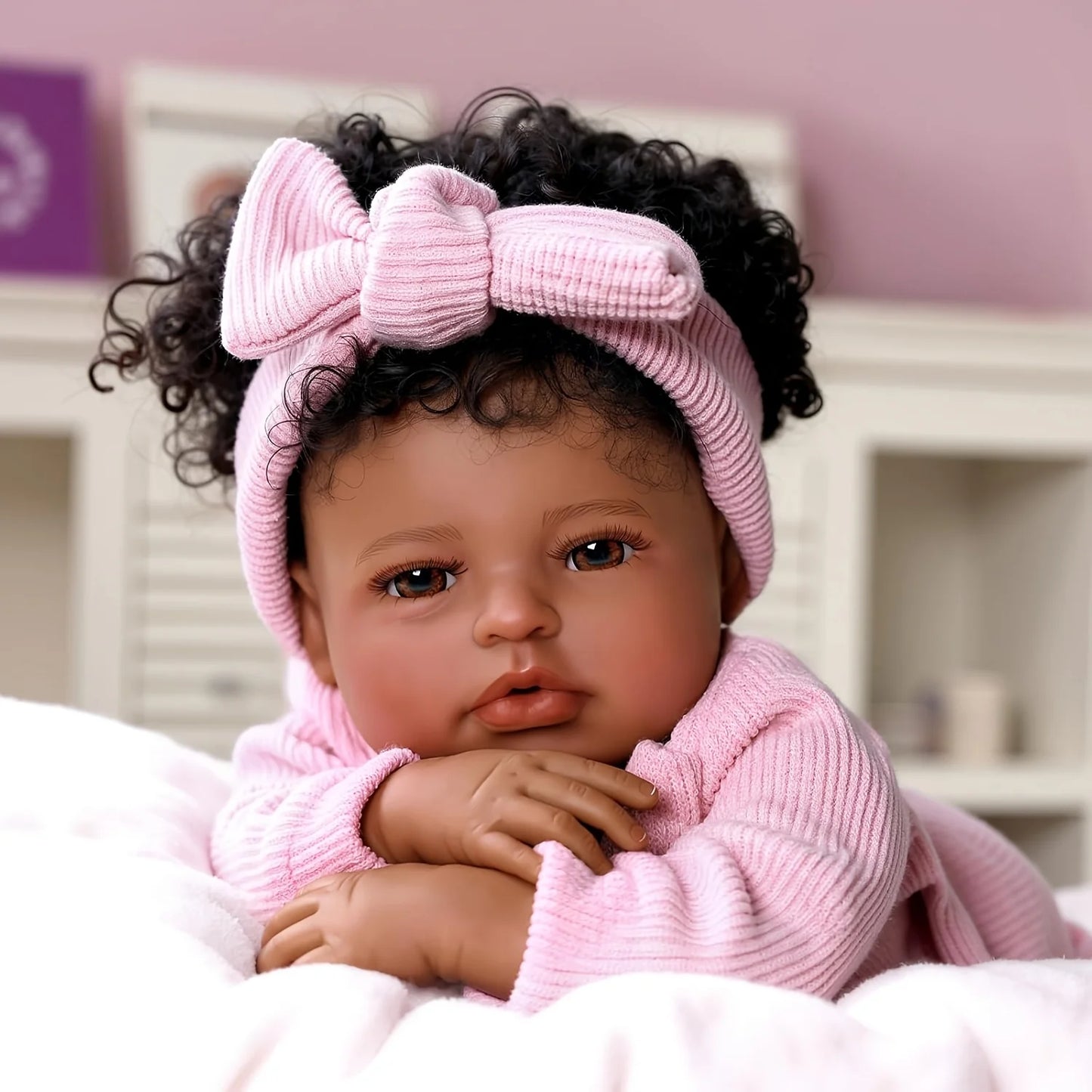BabesideCN Realistic Reborn Baby Doll Girl With Play Set