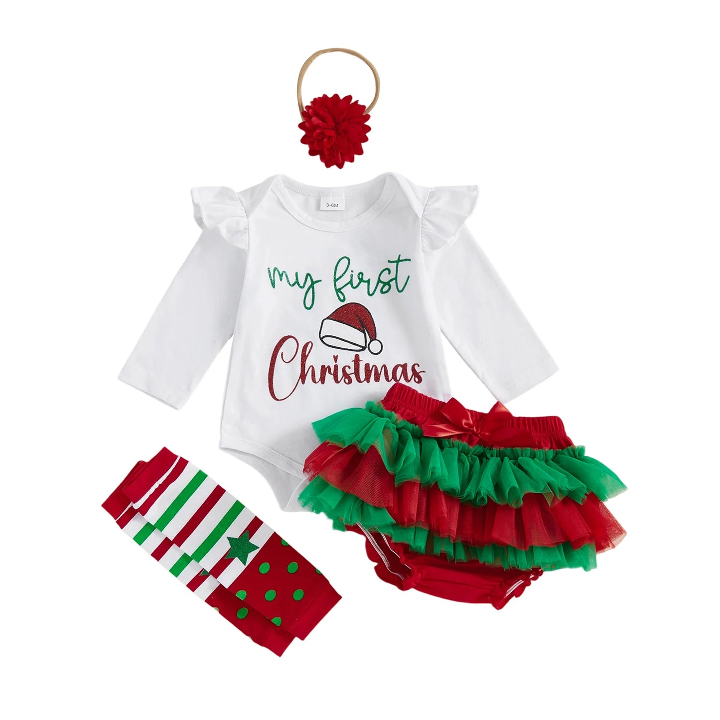 Guangdong CN Toddler Boy Christmas Plaid Shirt Bowtie Socks