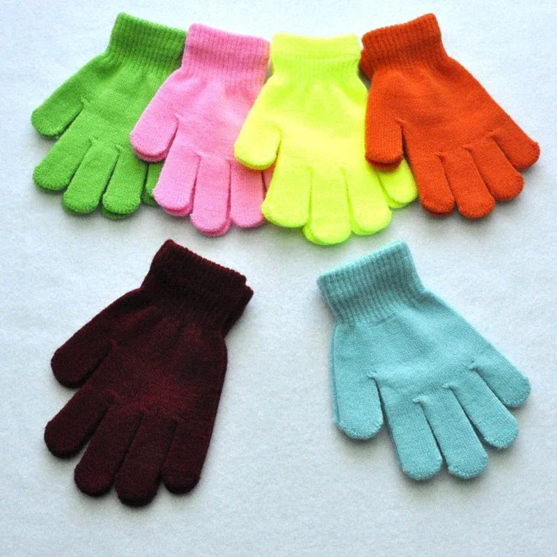 Zhejiang Kids Winter Gloves For 6 To 10 Years Old Boys And Girls Warm Cotton Car Pattern