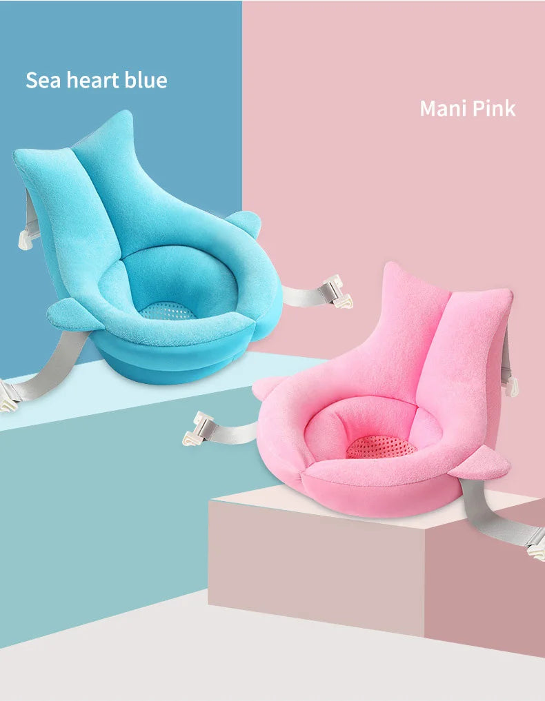 Hign-concerned Multipurpose Baby Bath Pad Foldable Shark Shape Cushion StorageOrganizerProSeries