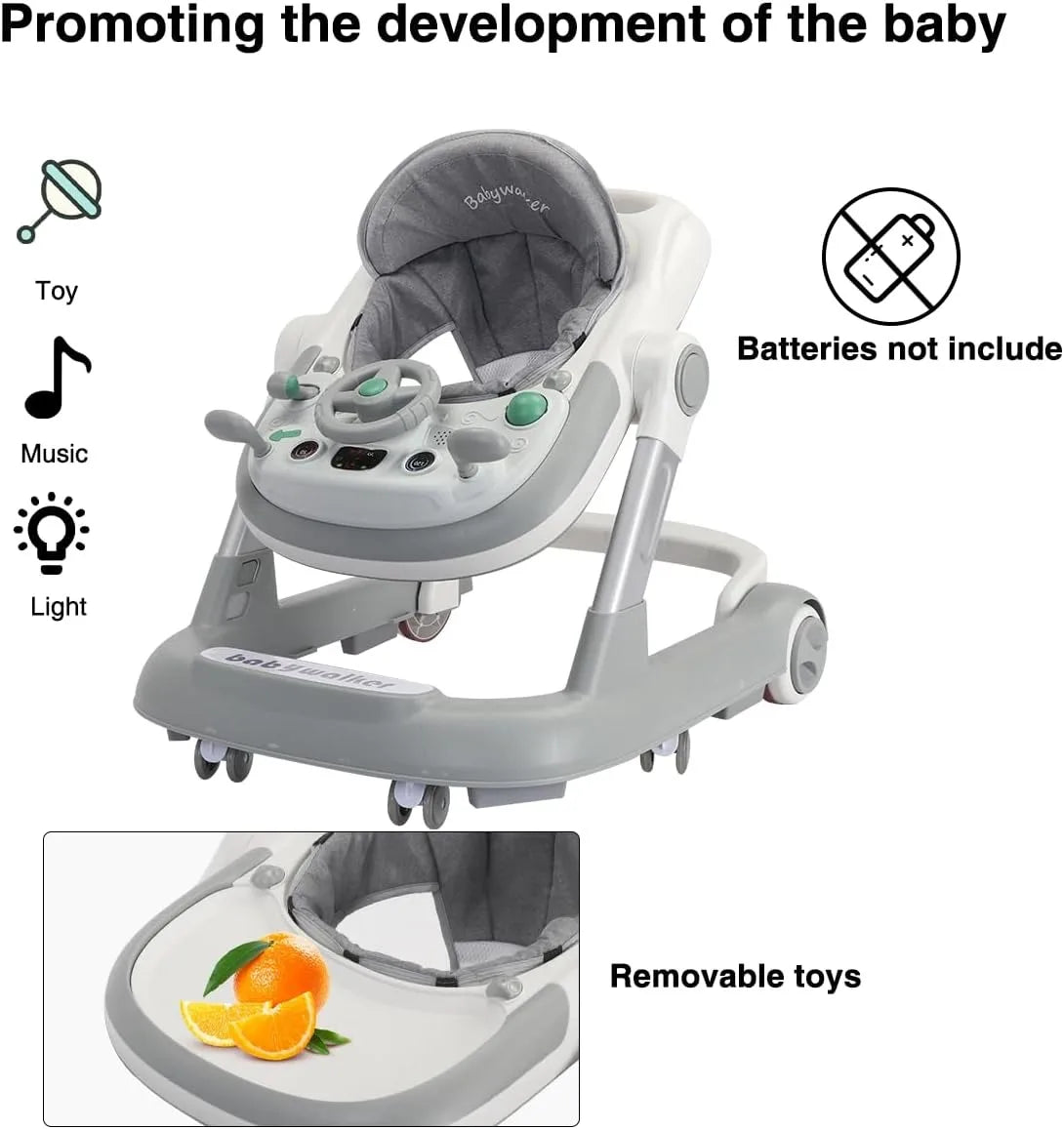 Ubravoo 2 In 1 Baby Walker With Removable Trays