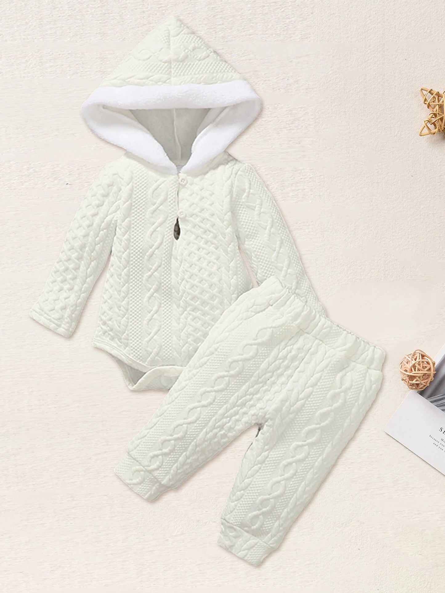 Toddler Girls 2 Piece Hoodie Jumpsuit Set With Leggings