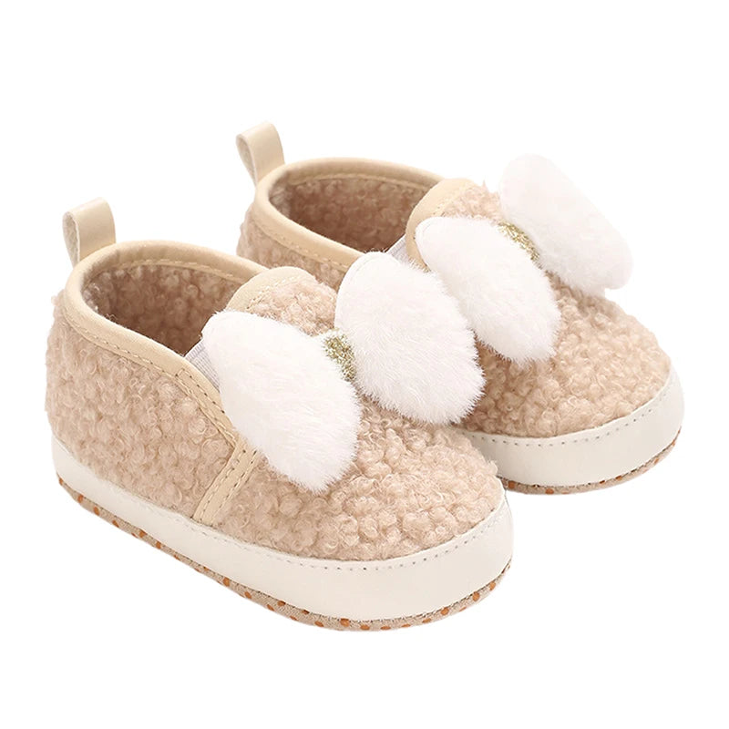 Guangdong Plush Winter Boots For Toddlers Slip On Anti Skid