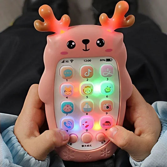 SMHXIANGQIANJINCN Baby Phone Toy Teether Bilingual Learning