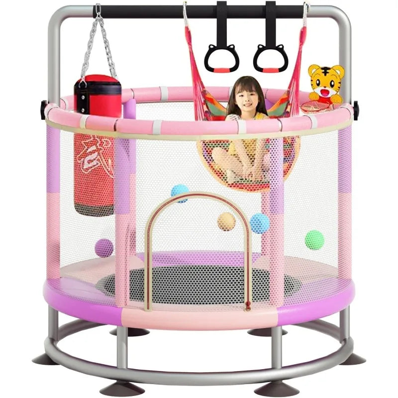 Hignconcerned Trampoline For Kids Anti Roll Over Hoop