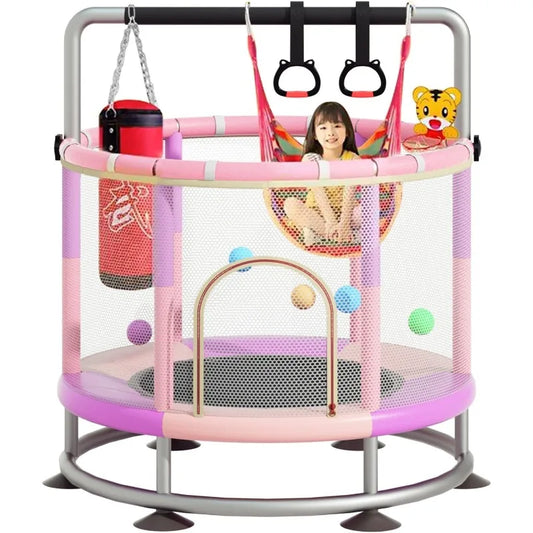 Hignconcerned Trampoline For Kids Anti Roll Over Hoop