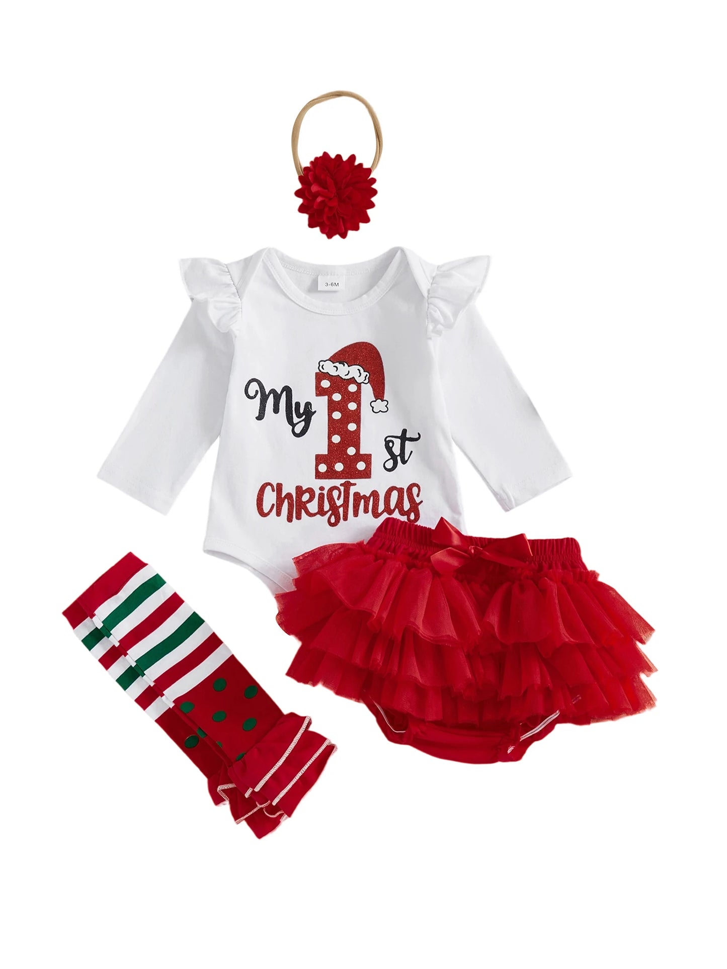 Guangdong CN Toddler Boy Christmas Plaid Shirt Bowtie Socks