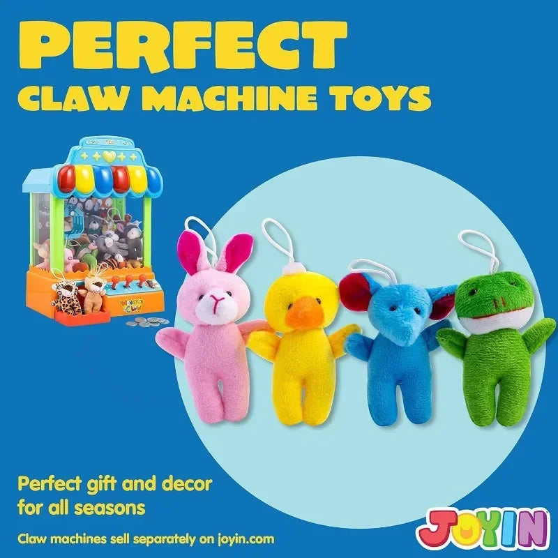 Joyfy 24 Pcs Mini Animal Plush Toys Bulk Party Favors