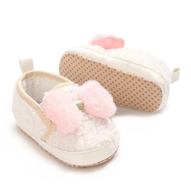 Guangdong Plush Winter Boots For Toddlers Slip On Anti Skid