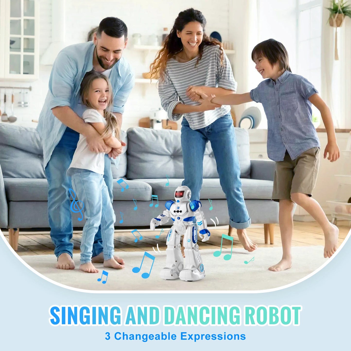 SucceBuy RC Robot Action Walking Singing Dancing Figure Toy