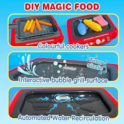 Hign-concerned Changing Kids Food Fryer Pretend Play Toy