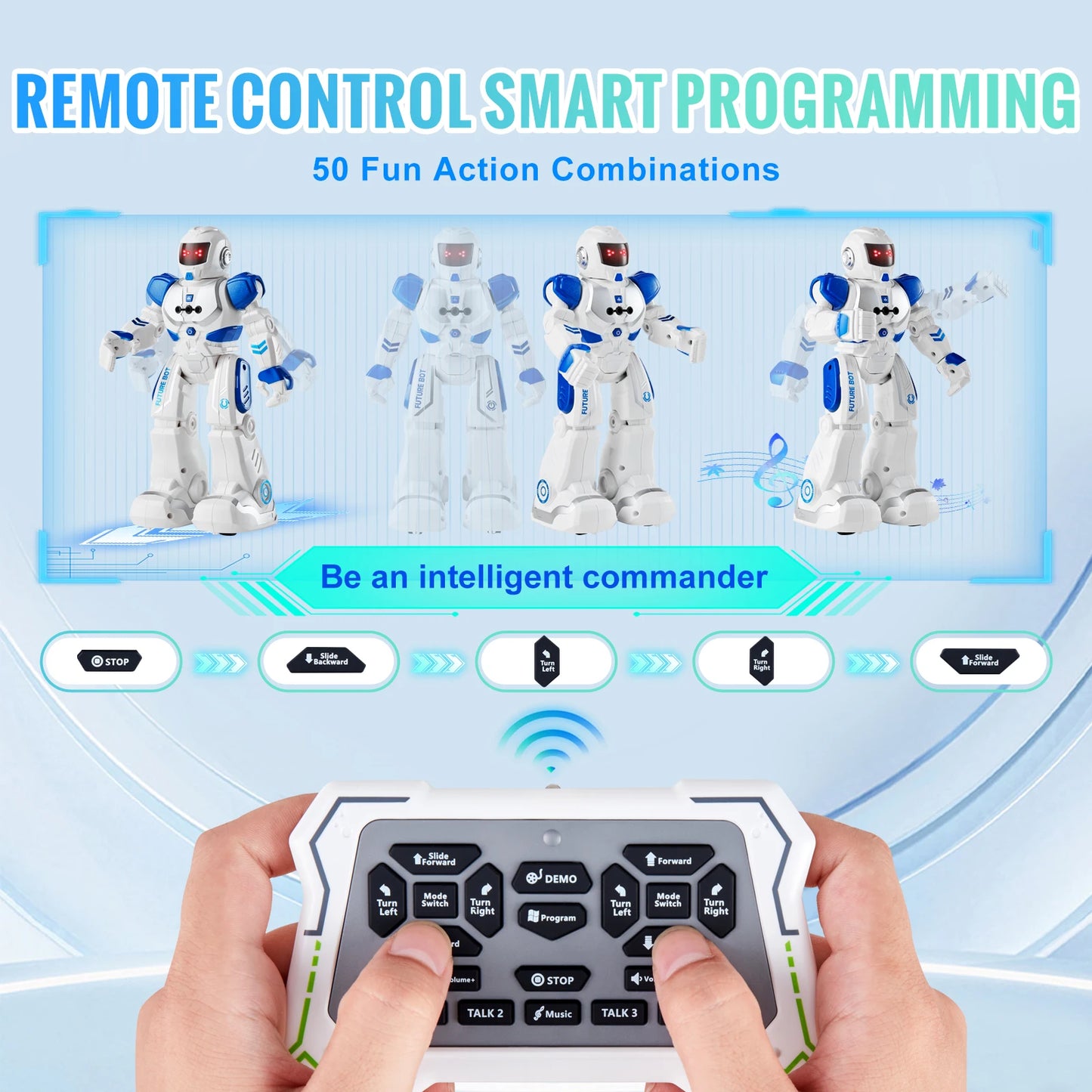SucceBuy RC Robot Action Walking Singing Dancing Figure Toy