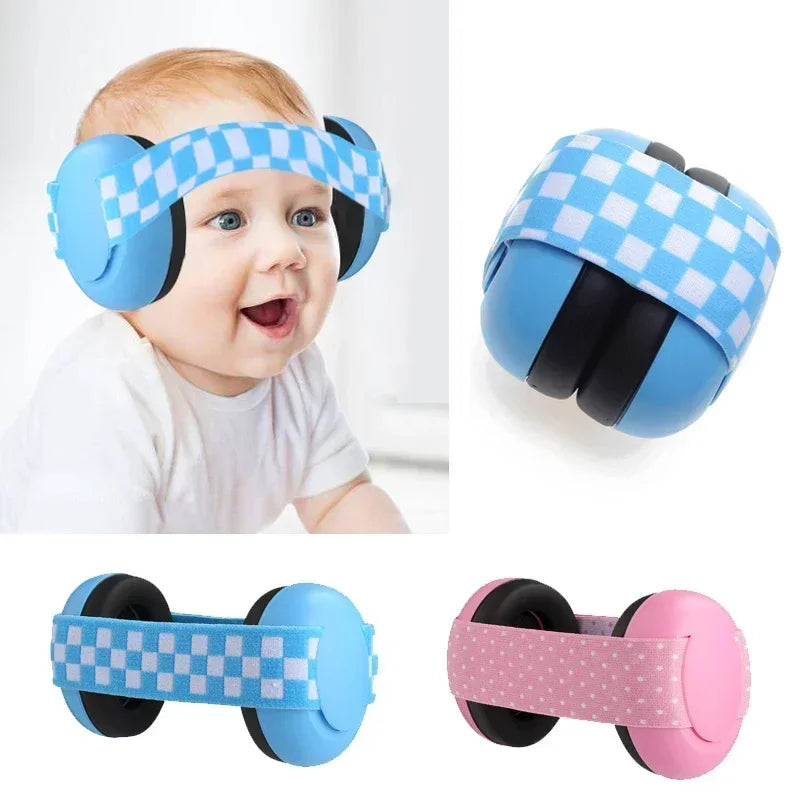 Hign-concerned Baby Noise Cancelling Earmuffs Adjustable Headband